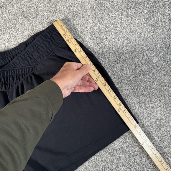 Under Armour Shorts Womens 1X Black Crossover Waist Pockets Cotton Blend 1382765 - Picture 3 of 15